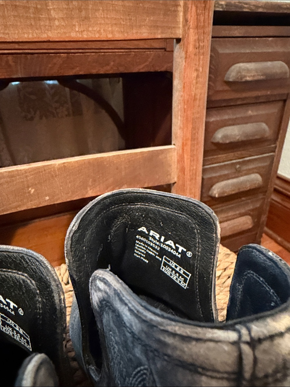 Women's Gray Western Ankle Boots - Classic Cowboy Style - Picture 5 of 5